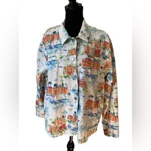 Christopher & Banks Multicolor Printed Men's Jacket